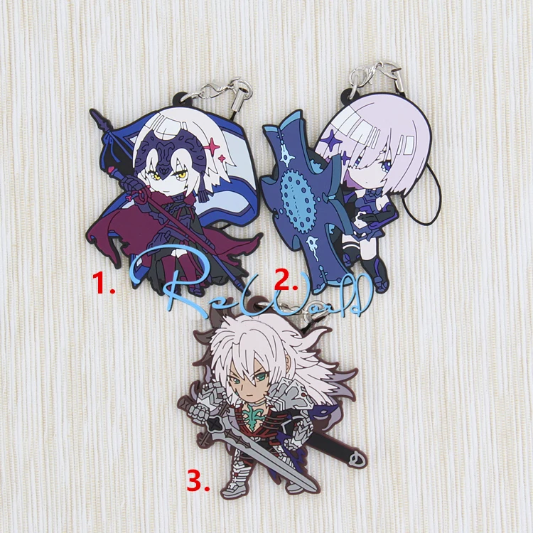Fate/Grand Order Fate/Apocrypha Anime Matthew Kyrielite Jeanne d'Arc Siegfried Fate Apocrypha Rubber Keychain
Fate/Grand Order Fate/Apocrypha Anime Matthew Kyrielite Jeanne d'Arc Siegfried Fate Apocrypha Rubber Keychain