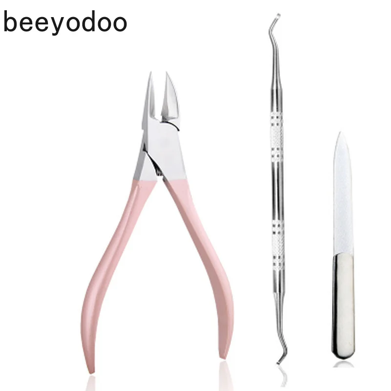 Nail Cutter Clipper Manicure Set Nail Nipper Cuticle Remover Tool Nail file Pusher Stainless Steel 3pcs Toenail Pedicure Kit
Nail Cutter Clipper Manicure Set Nail Nipper Cuticle Remover Tool Nail file Pusher Stainless Steel 3pcs Toenail Pedicure Kit