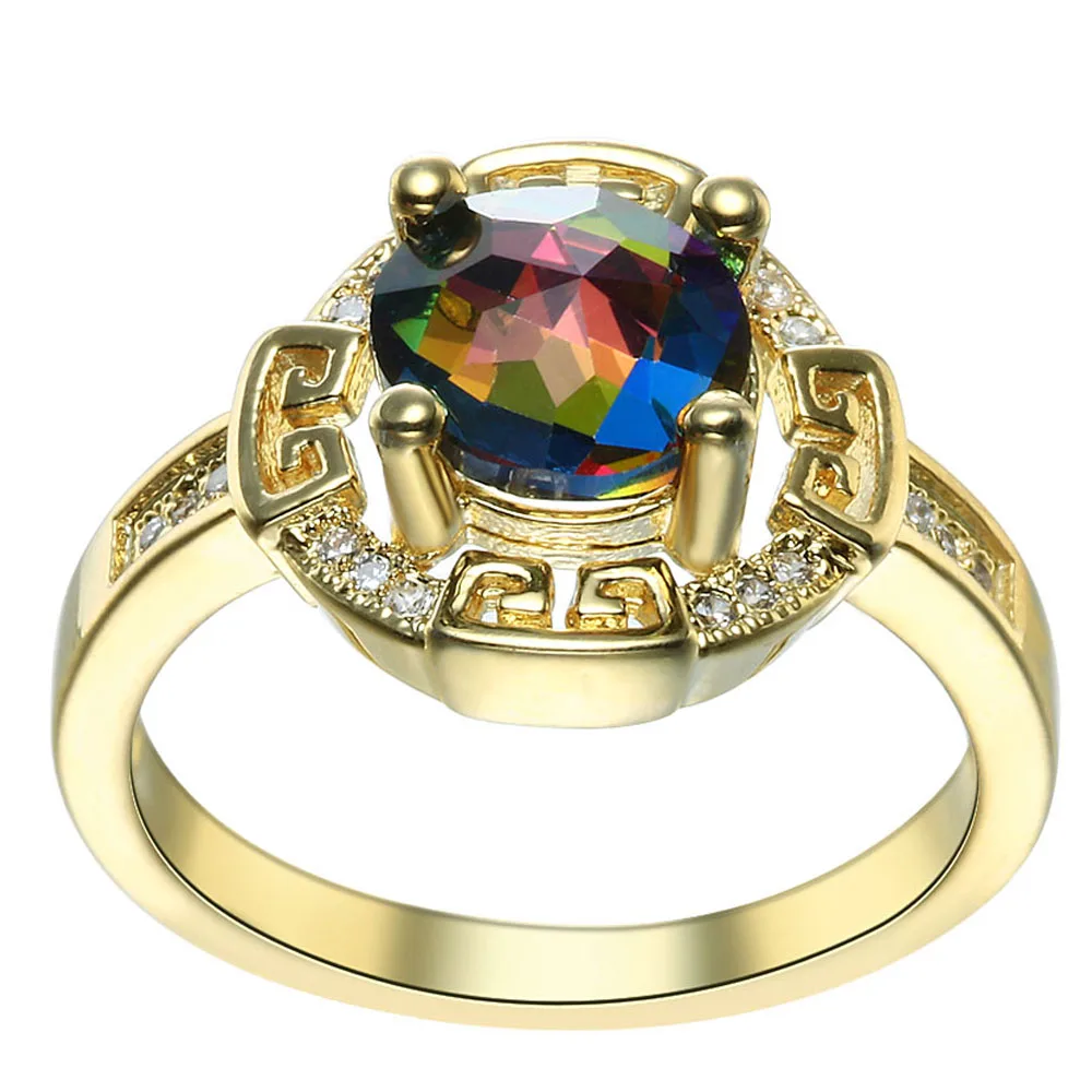 Hot Sale Fashion Round Gold-color Color Zircon Rings Product Exquisite Pattern Hollow Design Jewelry For Men Wedding Wholesale
Hot Sale Fashion Round Gold-color Color Zircon Rings Product Exquisite Pattern Hollow Design Jewelry For Men Wedding Wholesale