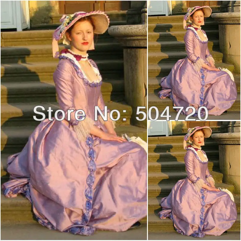 Freeshipping!1860s Lila Civil War Southern Belle Ball Gown Victorian Lolita dresses/scarlett dress Sz US6-26 V-236
Freeshipping!1860s Lila Civil War Southern Belle Ball Gown Victorian Lolita dresses/scarlett dress Sz US6-26 V-236