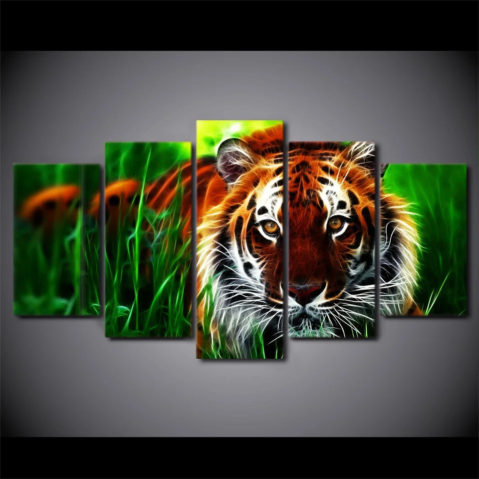ArtSailing 5 piece HD Printed Tiger jungle Painting Canvas Print room decor print poster picture canvas Free shipping/ny-4975
ArtSailing 5 piece HD Printed Tiger jungle Painting Canvas Print room decor print poster picture canvas Free shipping/ny-4975
