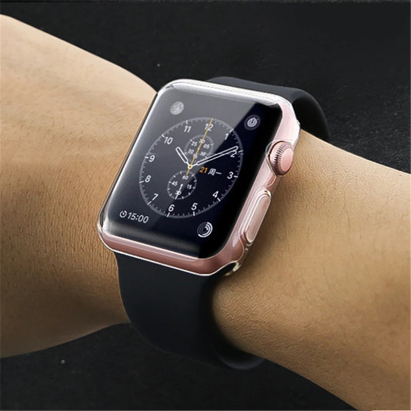 Newest Ultra-thin Transparent TPU Protective case with screen protector Watch Shell Cover For Apple Watch Series2 38mm 42mm
Newest Ultra-thin Transparent TPU Protective case with screen protector Watch Shell Cover For Apple Watch Series2 38mm 42mm