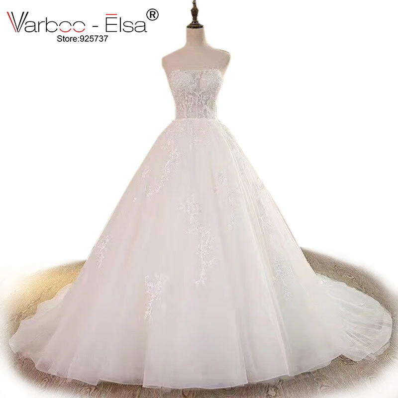 VARBOO_ELSA Luxury Romantic Wedding Dress Long Sexy Strapless Bridal Gown 2021 White Lace Princess Wedding Gown vestido de noiva
VARBOO_ELSA Luxury Romantic Wedding Dress Long Sexy Strapless Bridal Gown 2021 White Lace Princess Wedding Gown vestido de noiva