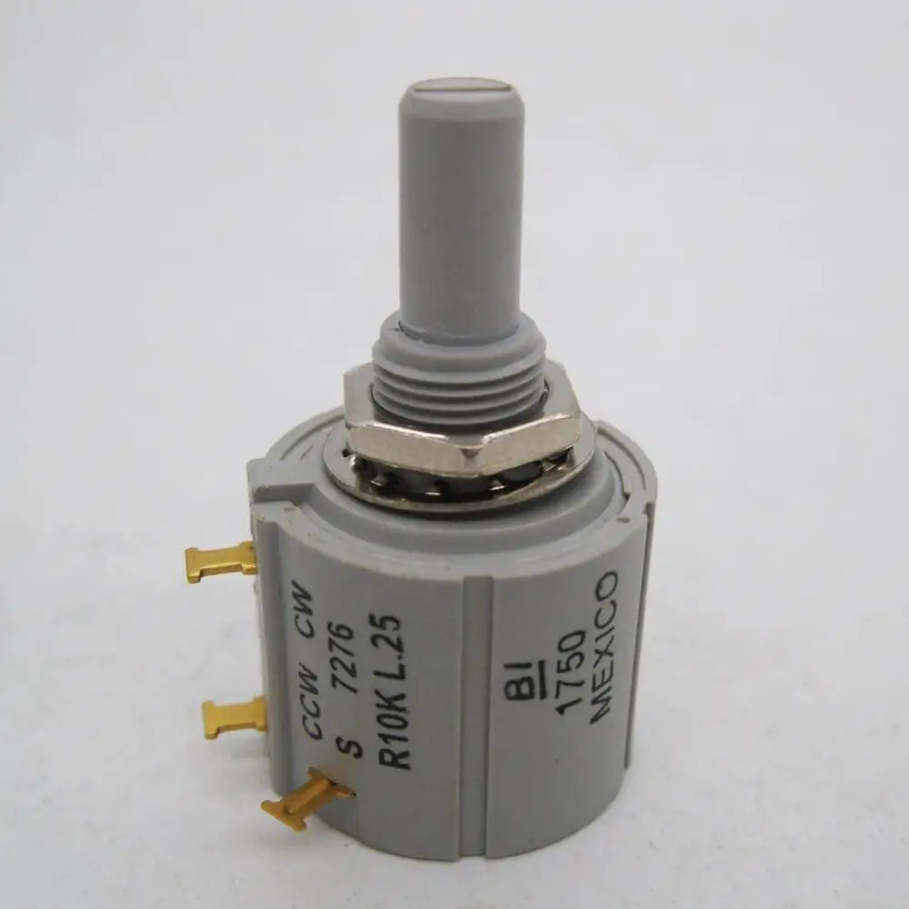 Оригинальный потенциометр раньше CCW CW S 7276 R10K L.25 двойная проволочная вращающаяся