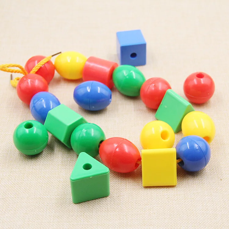 Geometry Beaded Blocks Children Early Childhood Threading Rope >3 Years Old Kids Kindergarten Desktop Toys
Geometry Beaded Blocks Children Early Childhood Threading Rope >3 Years Old Kids Kindergarten Desktop Toys