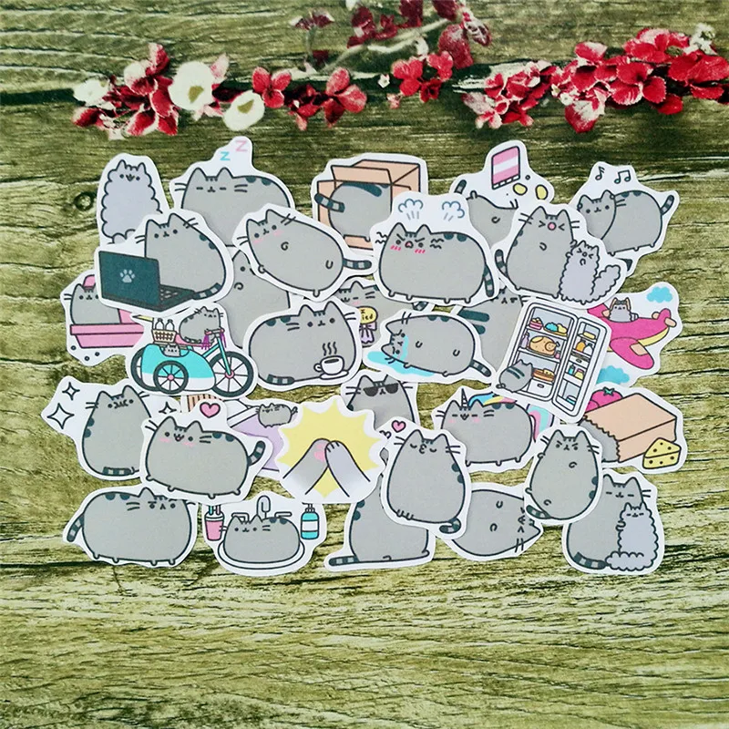 40 Pcs Cute PusheentheCat handbook Stickers For Laptop Motorcycle Skateboard Luggage Decal Toy Scrapbooking Sticker
40 Pcs Cute PusheentheCat handbook Stickers For Laptop Motorcycle Skateboard Luggage Decal Toy Scrapbooking Sticker