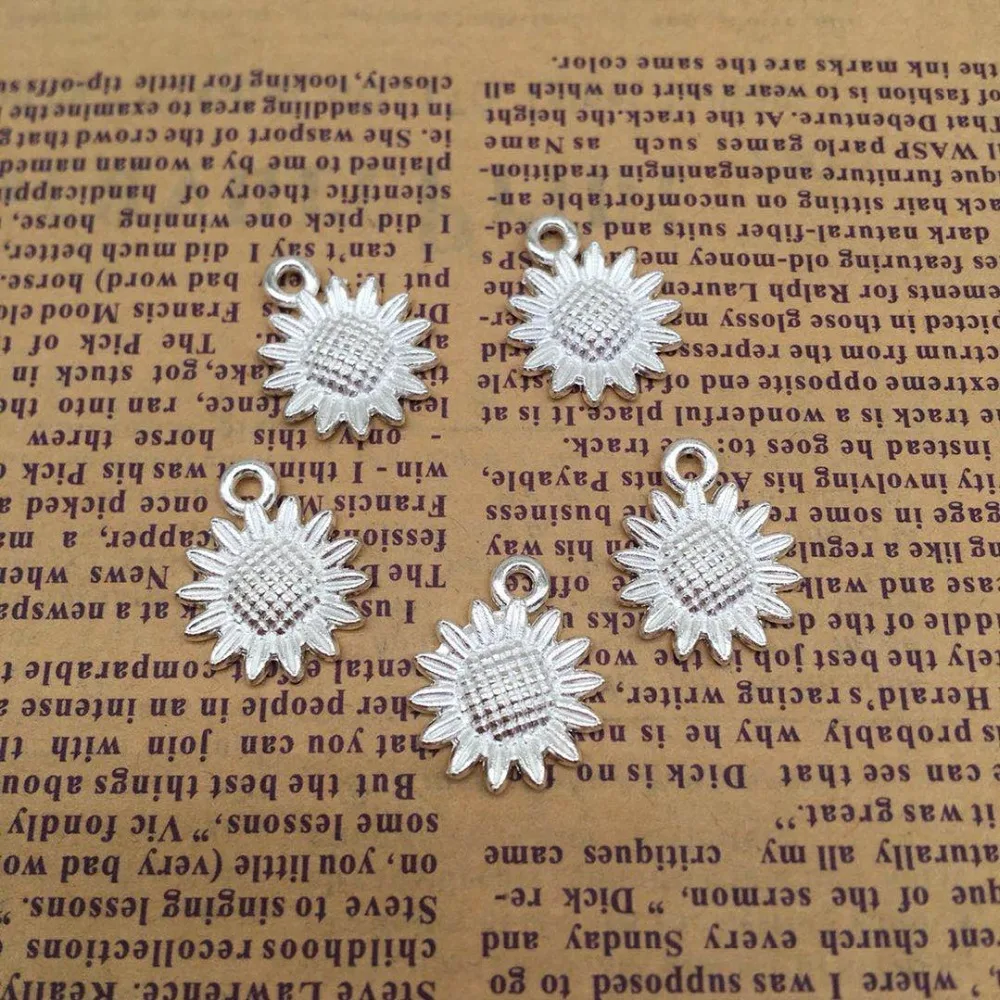 33 pcs high quality alloy sun flower Charms flower Pendants for necklace earring charms Jewelry Making
33 pcs high quality alloy sun flower Charms flower Pendants for necklace earring charms Jewelry Making