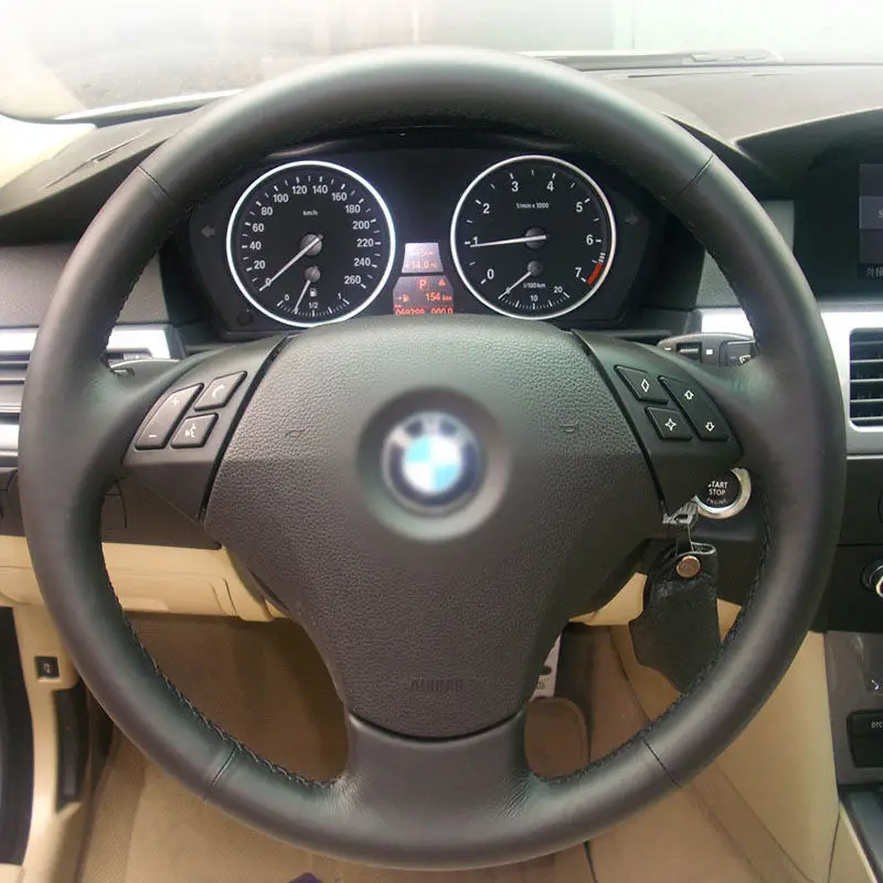 Shining wheat Black Artificial Leather Car Steering Wheel Cover for BMW 523 523li 525 520li 530 535 545i E60
Shining wheat Black Artificial Leather Car Steering Wheel Cover for BMW 523 523li 525 520li 530 535 545i E60