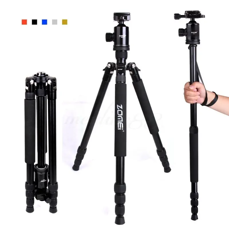 Zomei Z818 Portable Professional Aluminum Travel Camera Tripod with quick release plate monopod flexible tripod legs
Zomei Z818 Portable Professional Aluminum Travel Camera Tripod with quick release plate monopod flexible tripod legs