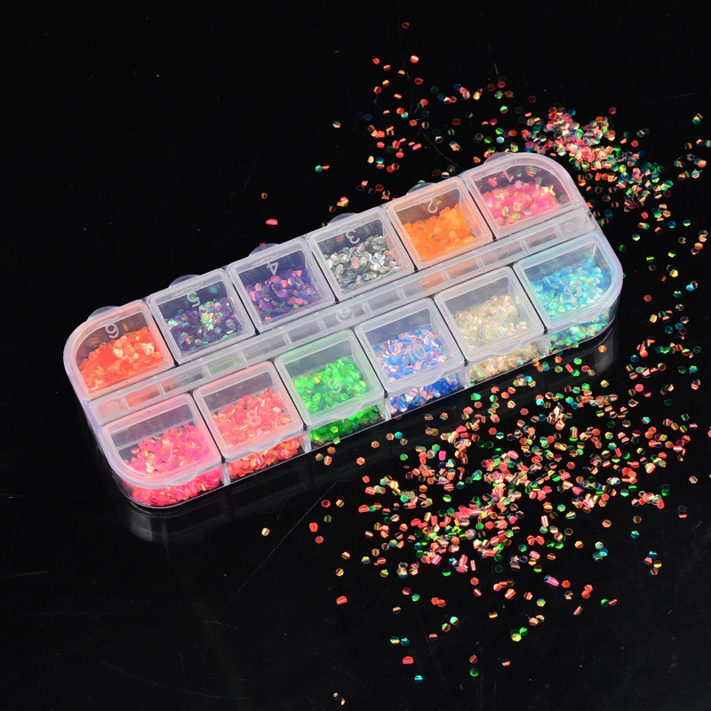 1 Set Colorful Shining Fish Scales Powder Nail Art Glitter Mermaid Sequins DIY Manicure Decorations Hexagon Tips Decals
1 Set Colorful Shining Fish Scales Powder Nail Art Glitter Mermaid Sequins DIY Manicure Decorations Hexagon Tips Decals
