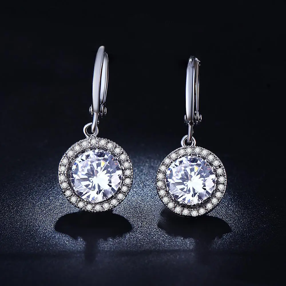 Seanlov 2018 White Zircon Round Hoop Earring Luxury Jewelry For Wedding Gift Elegant Engagement Earring Drop Shipping
Seanlov 2018 White Zircon Round Hoop Earring Luxury Jewelry For Wedding Gift Elegant Engagement Earring Drop Shipping