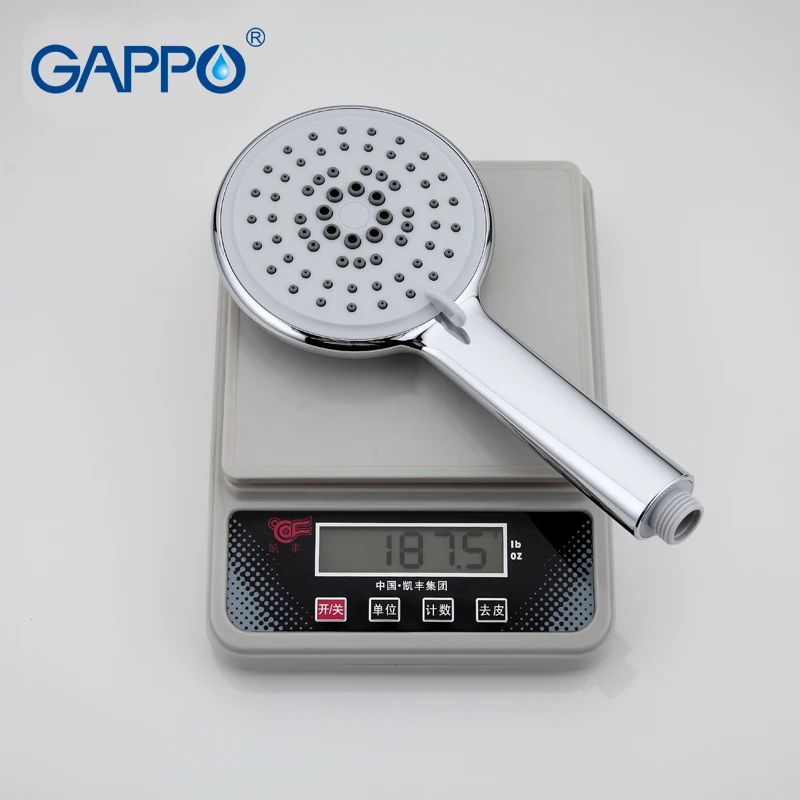 GAPPO Shower Head SPA Hand Shower ABS Shower Massager High Pressure Handheld Water Nozzle Shower Water Booster Showerhead
GAPPO Shower Head SPA Hand Shower ABS Shower Massager High Pressure Handheld Water Nozzle Shower Water Booster Showerhead