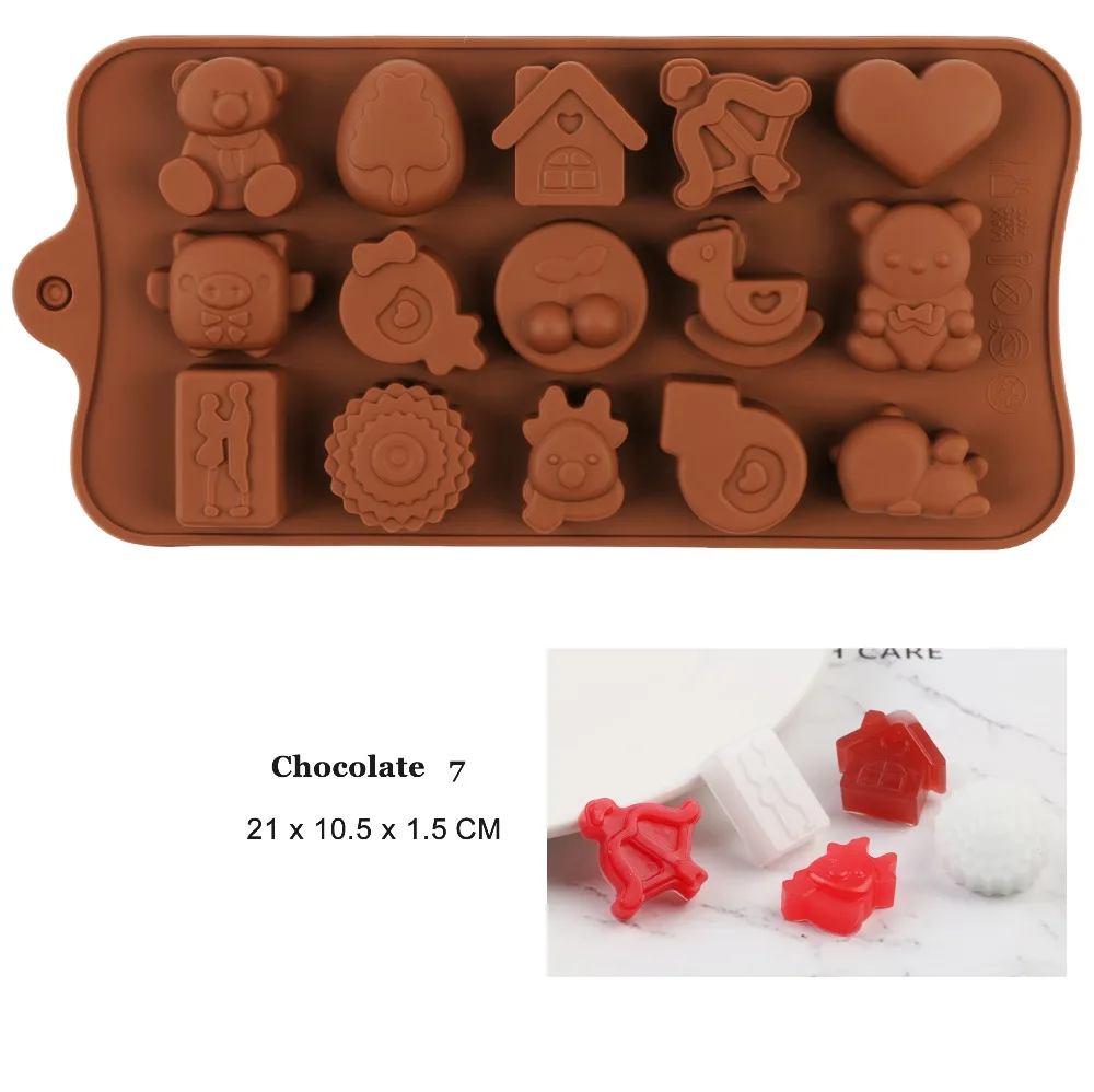 Silicone Chocolate Molds for baking letters flower 3d heart shape Bakeware Candy Gummy Tray Cake Moulds
Silicone Chocolate Molds for baking letters flower 3d heart shape Bakeware Candy Gummy Tray Cake Moulds