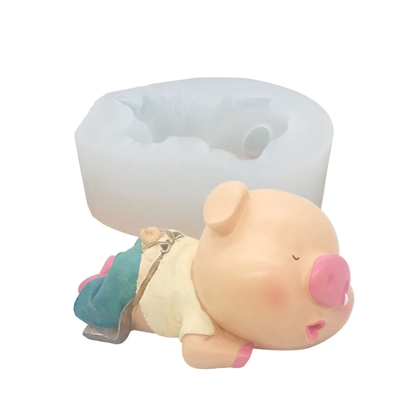 Pig 3D Silicone Mold Aroma Mold 3D Sleeping Pig Cake Mould Clay Resin for Fondant Chocolate Candy Mousse Cake 2 Size PRZY
Pig 3D Silicone Mold Aroma Mold 3D Sleeping Pig Cake Mould Clay Resin for Fondant Chocolate Candy Mousse Cake 2 Size PRZY