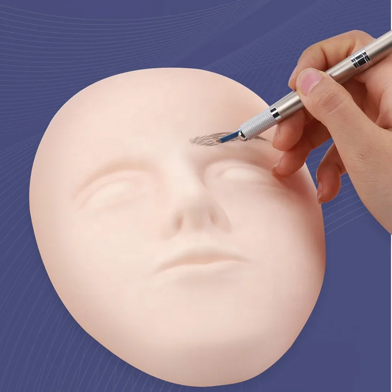 New 3D Model Head Silicone Tattoo Practice Skin with practice bottom mould Microblading Practice Skin Cosmetic Permanent Makeup
New 3D Model Head Silicone Tattoo Practice Skin with practice bottom mould Microblading Practice Skin Cosmetic Permanent Makeup
