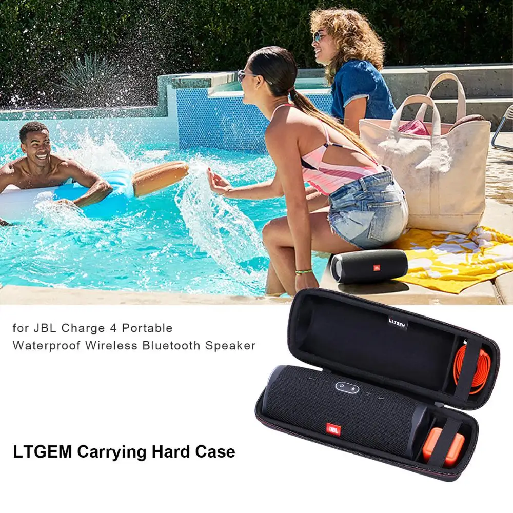 LTGEM EVA Black Carrying Hard Case For JBL Charge 4 Portable Wireless Bluetooth Speaker
LTGEM EVA Black Carrying Hard Case For JBL Charge 4 Portable Wireless Bluetooth Speaker