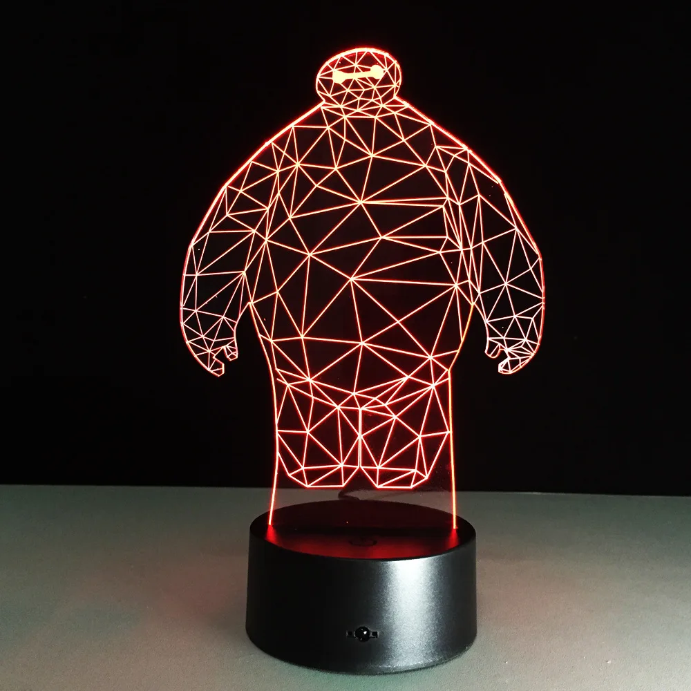 7 Цвета изменение Big Hero Baymax светодиодный ночной Светильник украшение лампы 3D Ночной светильник с героями из мультфильмов; Рисунок игрушки дл...
7 Цвета изменение Big Hero Baymax светодиодный ночной Светильник украшение лампы 3D Ночной светильник с героями из мультфильмов; Рисунок игрушки дл...