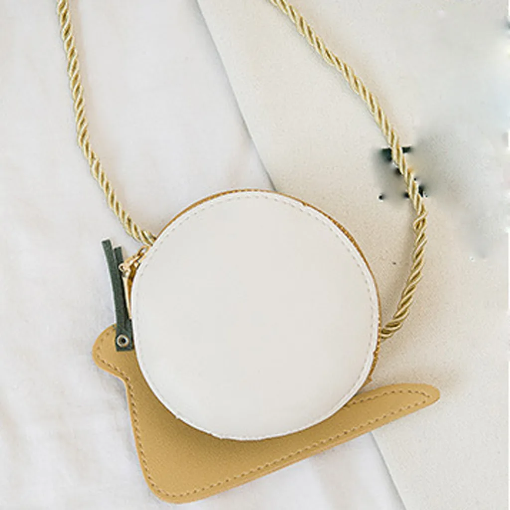 Pu Leather Shoulder Bag Cartoon Cute Lady Bag Bee Snail Shape Girls Princess Mini Crossbody Handbag #SRN
Pu Leather Shoulder Bag Cartoon Cute Lady Bag Bee Snail Shape Girls Princess Mini Crossbody Handbag #SRN