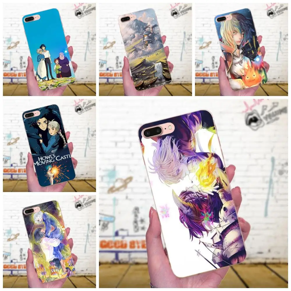 Прекрасный аниме Howl's Howls Moving Castle для Galaxy A3 A5 A7 On5 On7 2015 2016 2017 Grand Alpha G850 Core2 Prime S2