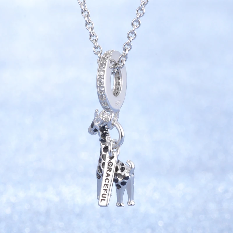 New Arrival Good Quality Christmas Theme Simple Giraffe Design 925 Sterling Silver Giraffe Hanging Charms For Women Pendants
New Arrival Good Quality Christmas Theme Simple Giraffe Design 925 Sterling Silver Giraffe Hanging Charms For Women Pendants