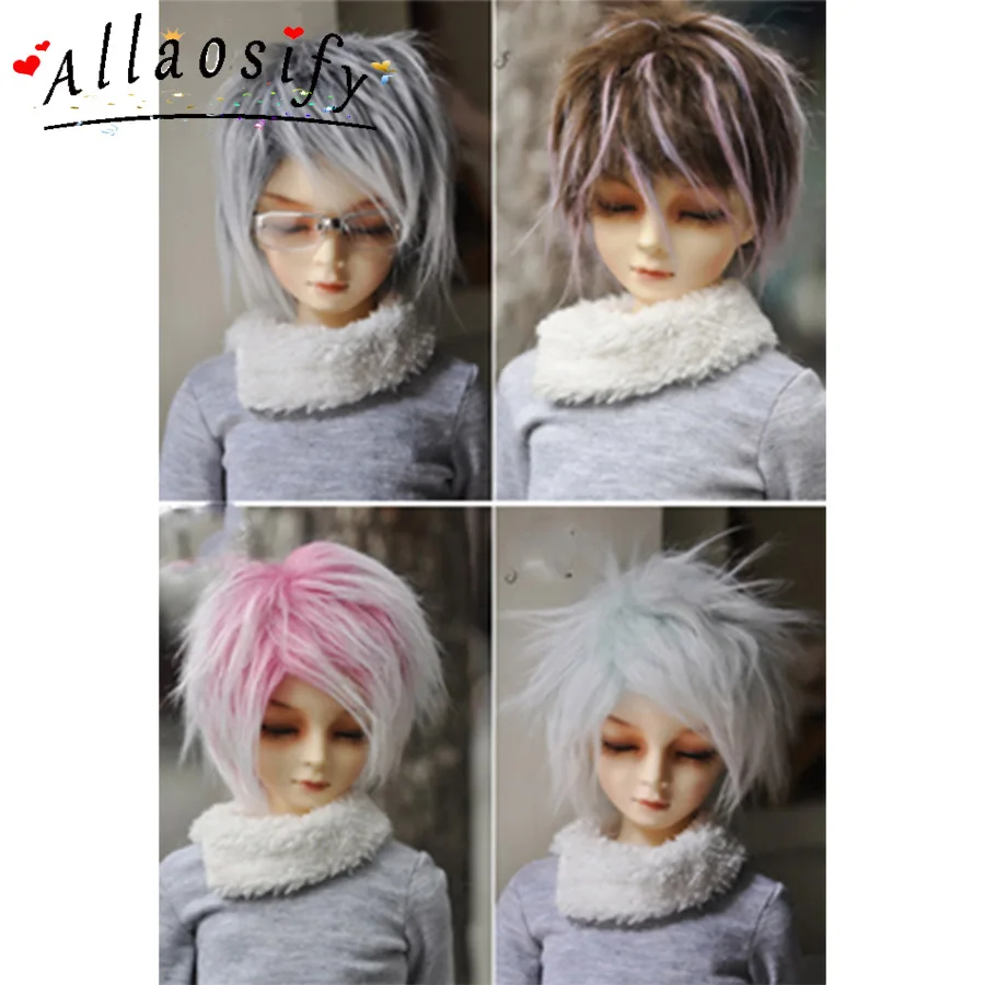 Allaosify Bjd / SD as doll wig short pink broken hair 1/3 1/4 1/6 doll wig bjd hair bjd wig free shipping
Allaosify Bjd / SD as doll wig short pink broken hair 1/3 1/4 1/6 doll wig bjd hair bjd wig free shipping