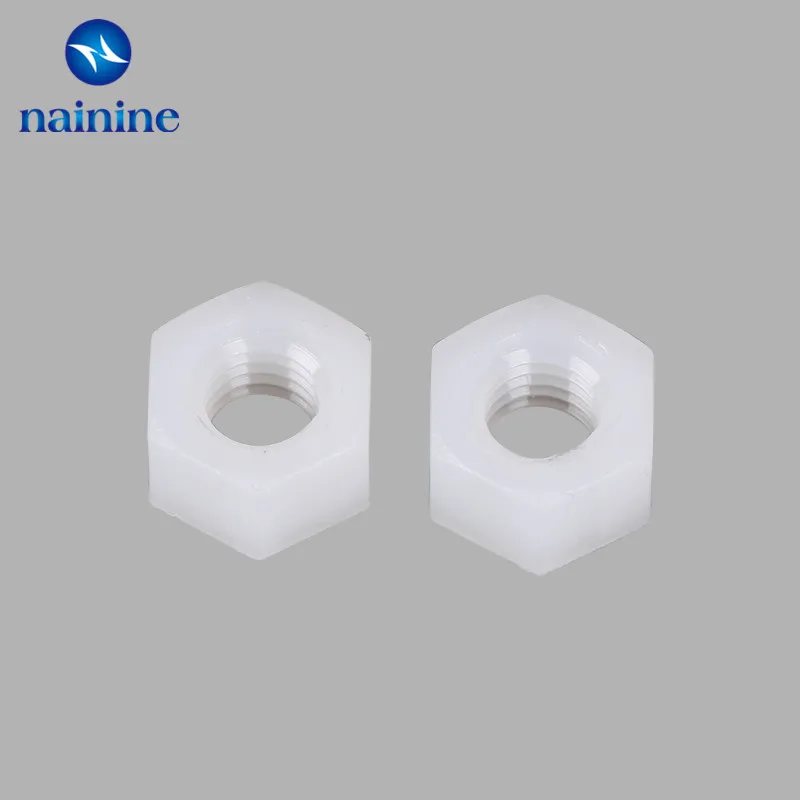50Pcs DIN934 M2 M2.5 M3 M4 M5 M6 M8 PA66 Nylon Hex Nut Hexagon Plastic Hex Nuts White NL05
50Pcs DIN934 M2 M2.5 M3 M4 M5 M6 M8 PA66 Nylon Hex Nut Hexagon Plastic Hex Nuts White NL05
