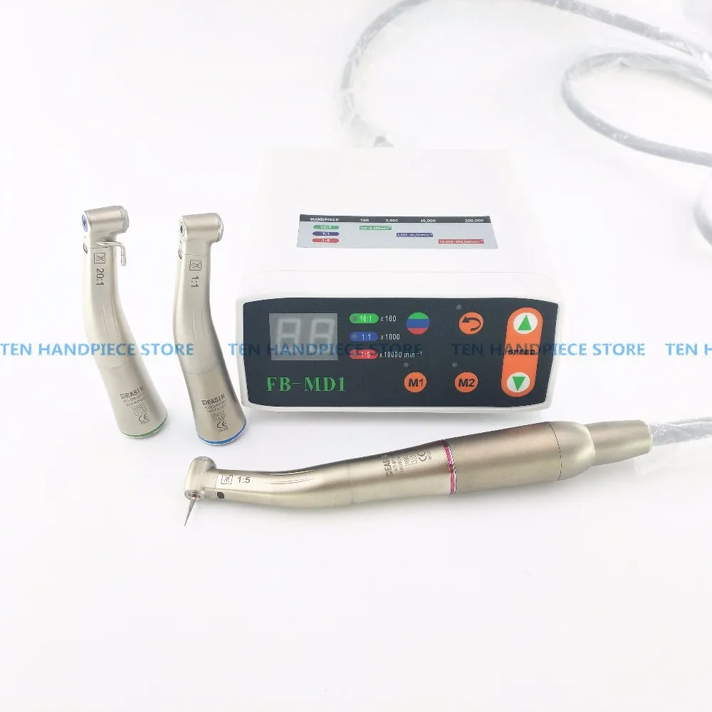 Dentist excellect kit Electric Micro motor dental LED Brushless Mini micromotor with 1:1 1:5 20:1 LED contra angle handpiece
Dentist excellect kit Electric Micro motor dental LED Brushless Mini micromotor with 1:1 1:5 20:1 LED contra angle handpiece