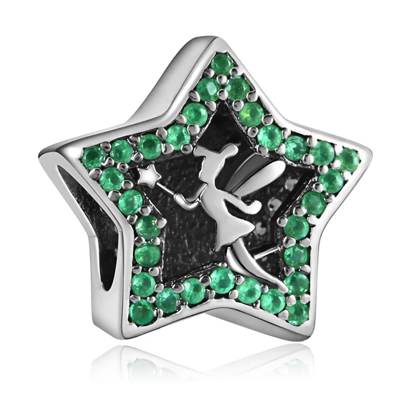 Diy 925 серебро оригинальный Бисер для изготовления ювелирных изделий Fit Pandora Шарм