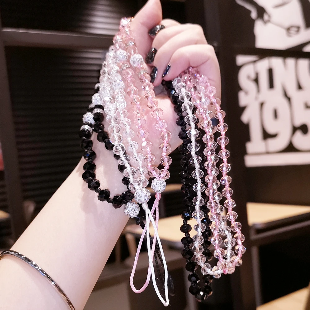 Artificial Crystal Diamond Necklace Strap Lanyard U Disk ID Work Card Mobile Cell Phone Chain Straps Keychain phone Hang Rope
Artificial Crystal Diamond Necklace Strap Lanyard U Disk ID Work Card Mobile Cell Phone Chain Straps Keychain phone Hang Rope