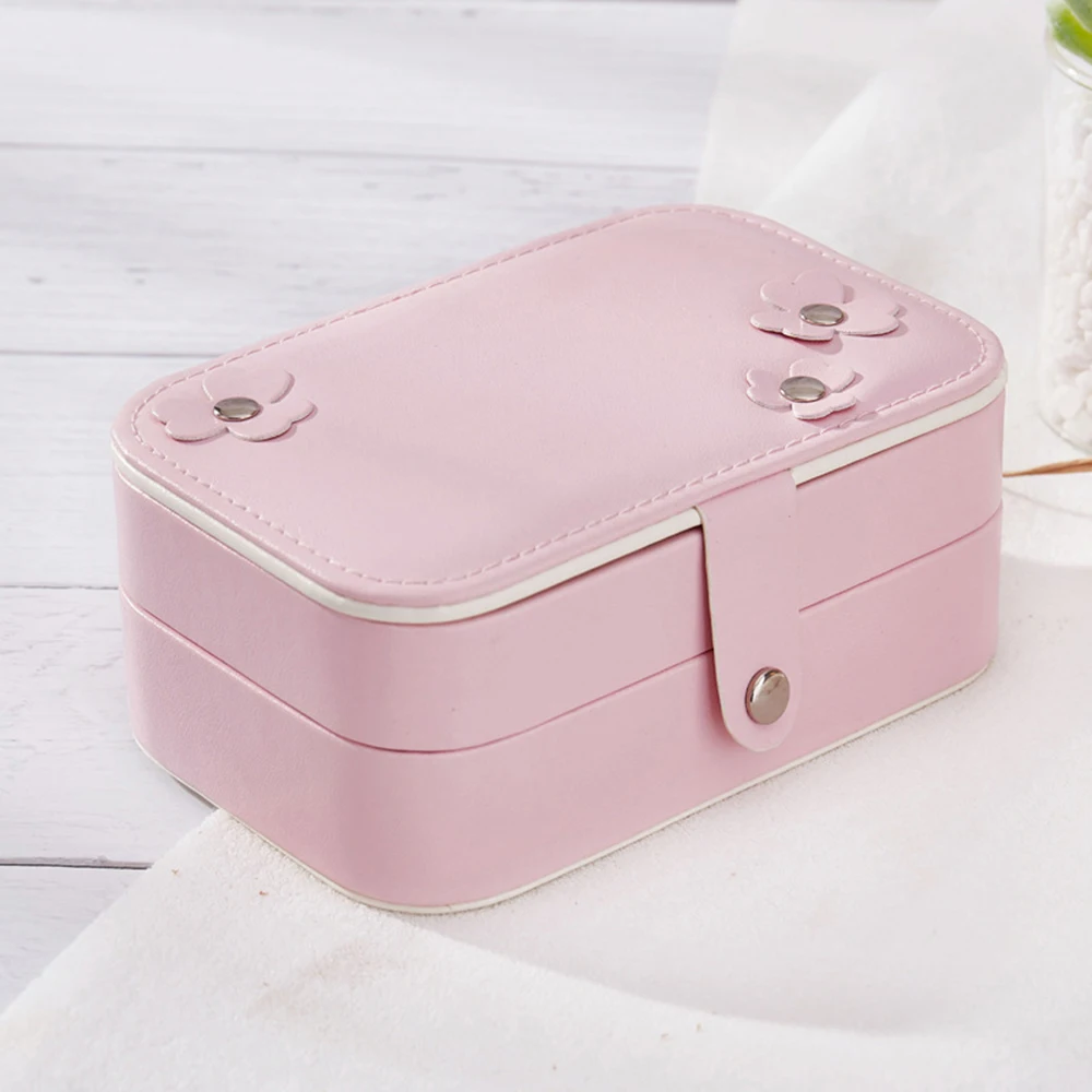 Box Storage Organizer Gift Rectangle Earrings Ring Necklace Carrying Case Portable Women Jewelry 2-Layer Girls Travel Boxes
Box Storage Organizer Gift Rectangle Earrings Ring Necklace Carrying Case Portable Women Jewelry 2-Layer Girls Travel Boxes