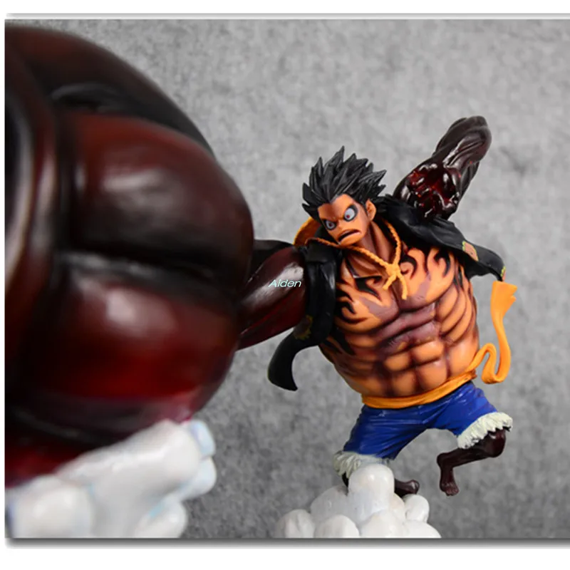 

10" ONE PIECE Statue The Straw Hat Pirates Bust Monkey D. Luffy Full-Length Portrait Gear fourth Luffy GK Action Figure BOX B639