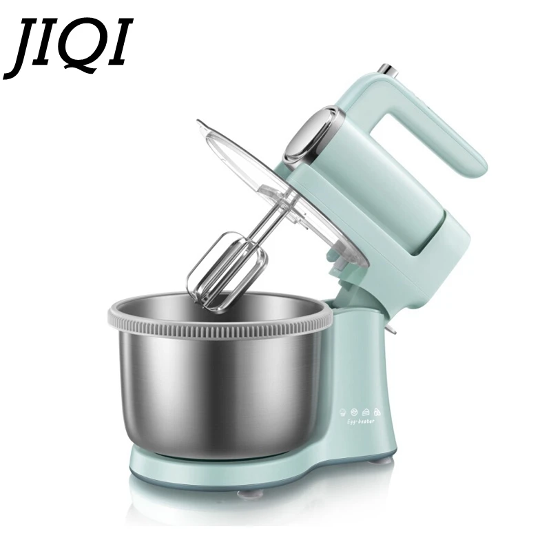 JIQI Electric Food Mixer 9 Speed 4L Table & Stand Blender stainless steel Cake Dough Mixer Egg Beater Whipping Cream Machine EU
JIQI Electric Food Mixer 9 Speed 4L Table & Stand Blender stainless steel Cake Dough Mixer Egg Beater Whipping Cream Machine EU