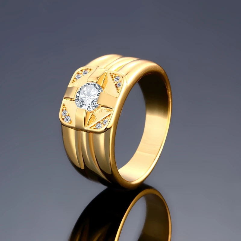 Garilina fashion jewelry trinket Gold white cubic zirconia Men's rings Wholesale Retail AR2200
Garilina fashion jewelry trinket Gold white cubic zirconia Men's rings Wholesale Retail AR2200