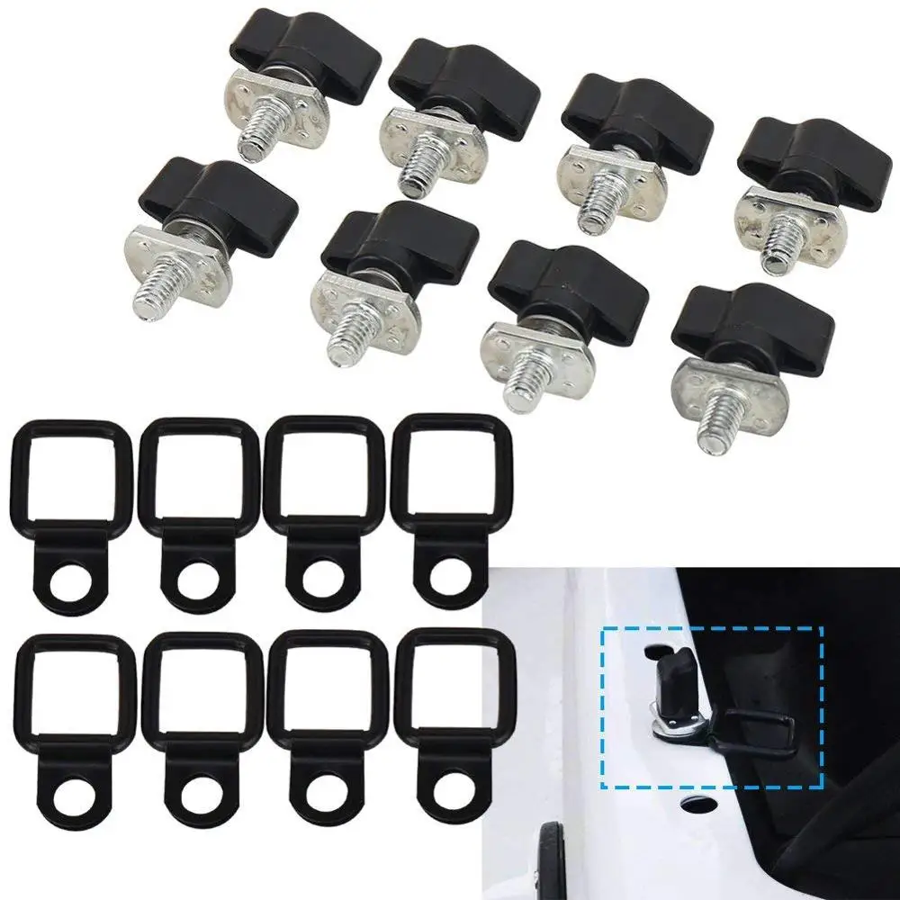 Fastener Thumb Screw + Nut + Washer + Tie-Down D-Rings Cargo Trailer Mount For 1995-2017 Jeep Wrangler JK YJ TJ JKU
Fastener Thumb Screw + Nut + Washer + Tie-Down D-Rings Cargo Trailer Mount For 1995-2017 Jeep Wrangler JK YJ TJ JKU