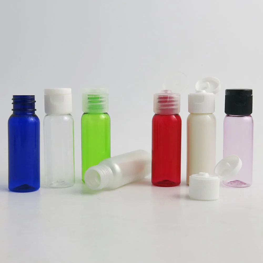 50pcs Clear Blue Green Red White Plastic Cream Perfume bottle with black white clear Flip top lid cover Cosmetic Container 20 ml
50pcs Clear Blue Green Red White Plastic Cream Perfume bottle with black white clear Flip top lid cover Cosmetic Container 20 ml