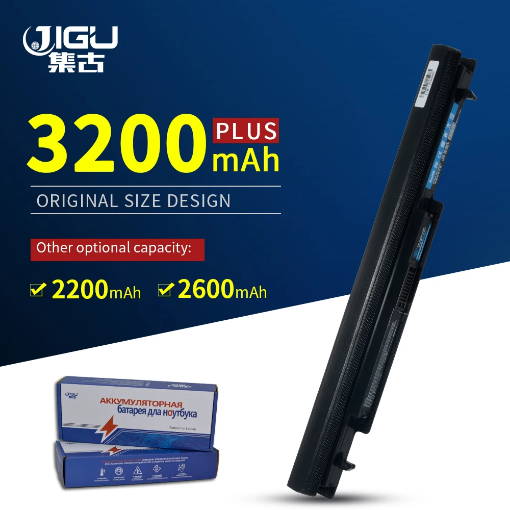 Аккумуляторная батарея для ноутбука JIGU, для Asus Ultrabook A42-K56 A46 A46C A46CA A46CM Series A31-K56
Аккумуляторная батарея для ноутбука JIGU, для Asus Ultrabook A42-K56 A46 A46C A46CA A46CM Series A31-K56