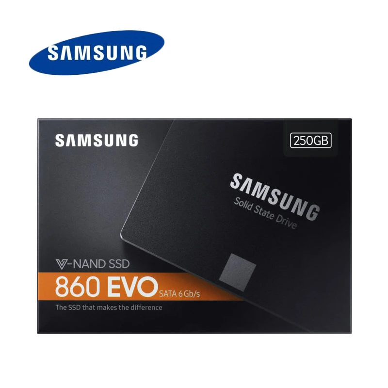 

SAMSUNG SSD 860 EVO Internal Solid State Disk 250GB 500GB V-NAND Hard Drive 6Gb/s SATA3 2.5 for Laptop Desktop PC MZ-76E250B