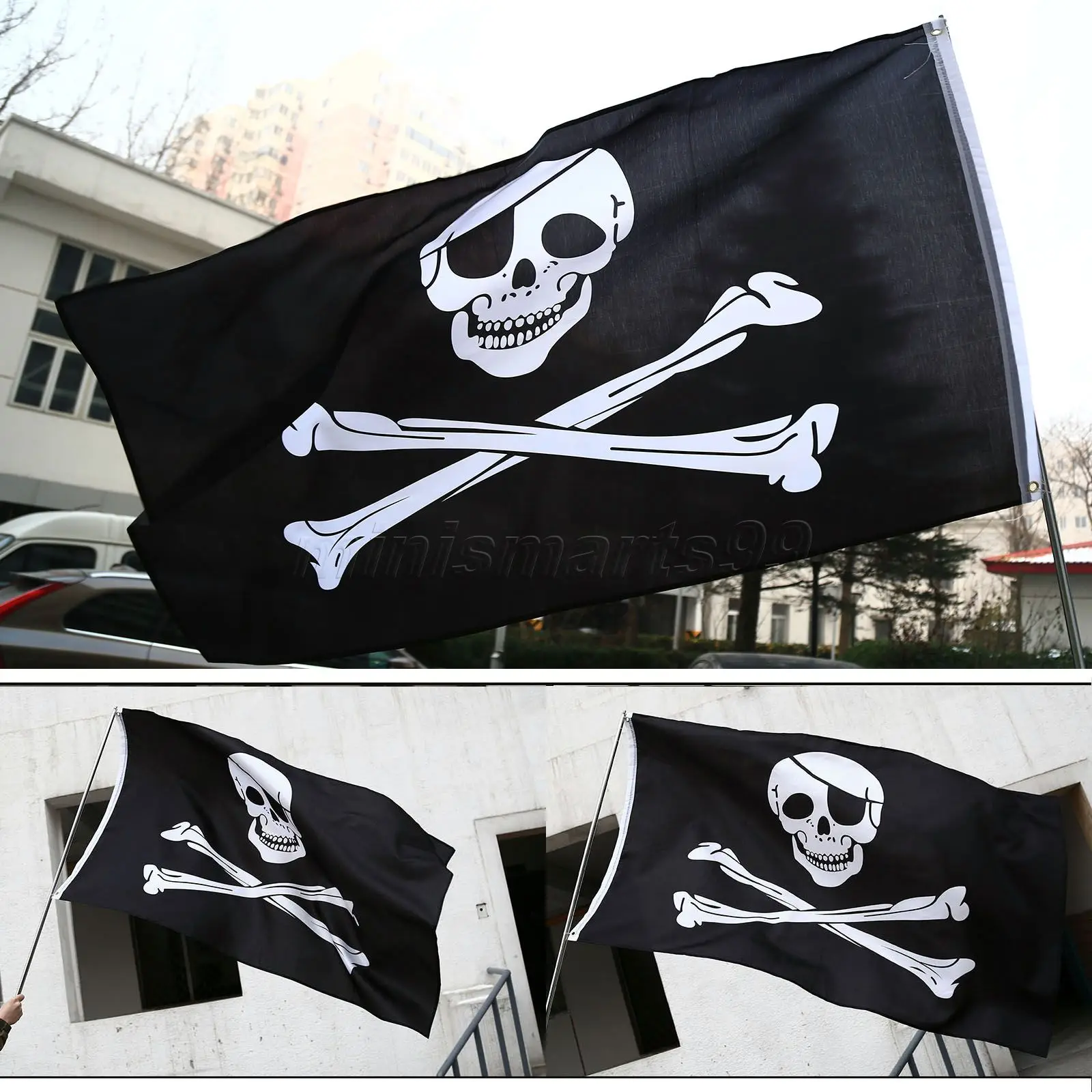 5x3FT Pirate Flags Skull and Crossbones Jolly Roger Pirate Flags Party Banner Hanging Advertising Flag Decorative Items for Home
5x3FT Pirate Flags Skull and Crossbones Jolly Roger Pirate Flags Party Banner Hanging Advertising Flag Decorative Items for Home