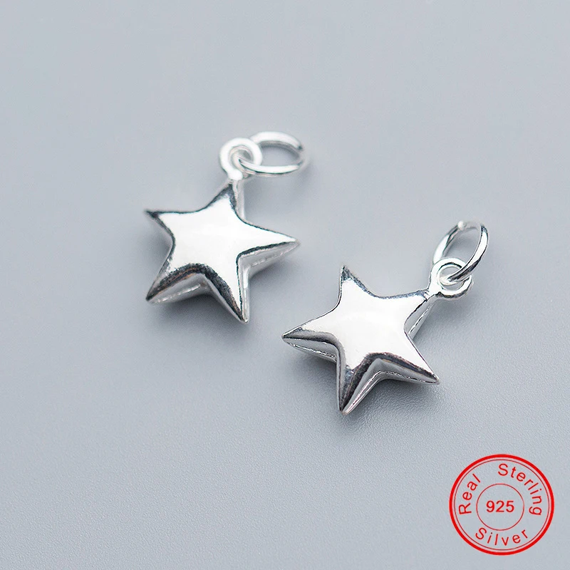 UQBing Simple Elegant Glossy Five-point Star 925 Sterling Silver Charms For Women DIY Jewelry Making Findings
UQBing Simple Elegant Glossy Five-point Star 925 Sterling Silver Charms For Women DIY Jewelry Making Findings