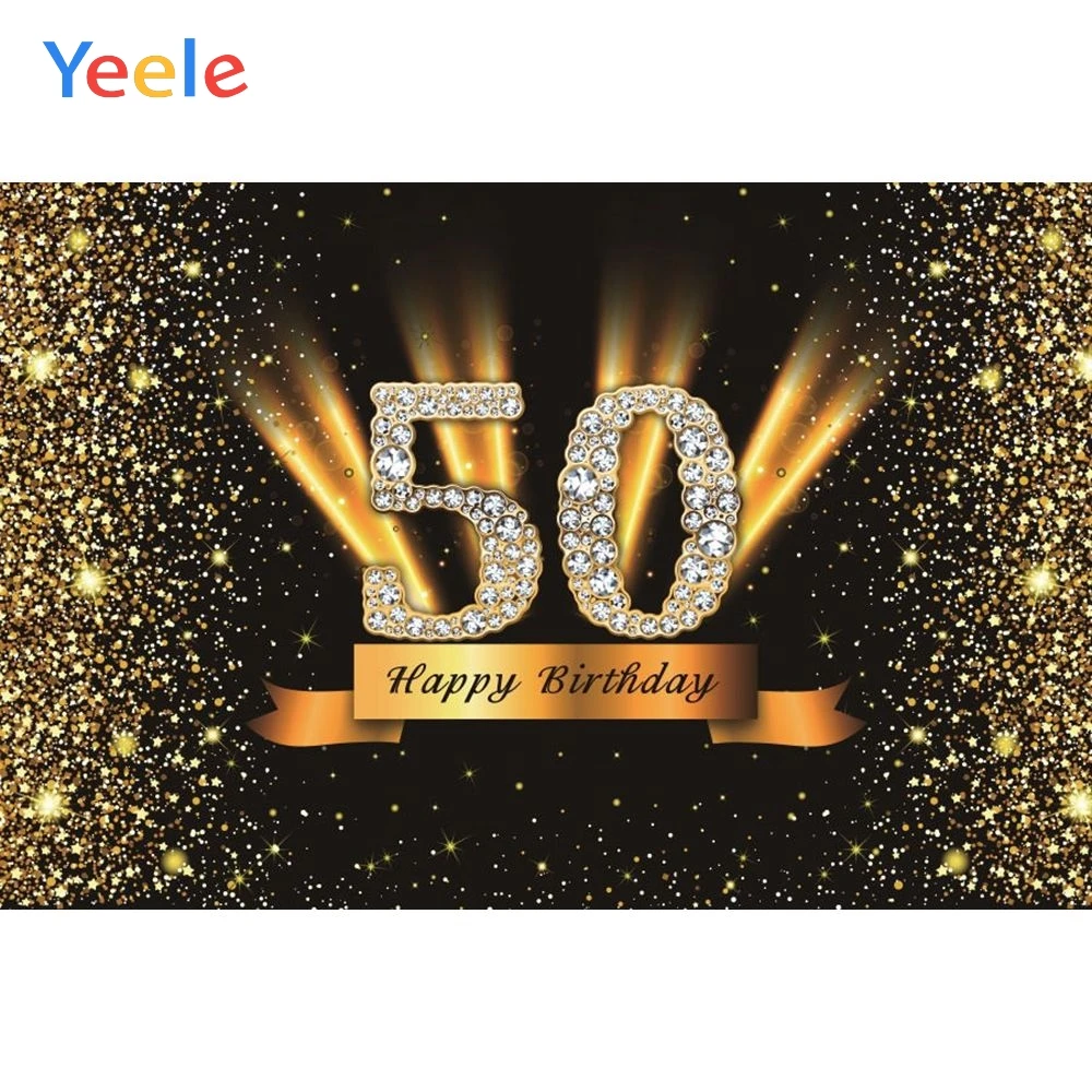 Yeele Happy 50th Birthday Party Photocall Background Gold Diamond Woman Shine Custom Photography Backdrop For Photo Studio
Yeele Happy 50th Birthday Party Photocall Background Gold Diamond Woman Shine Custom Photography Backdrop For Photo Studio
