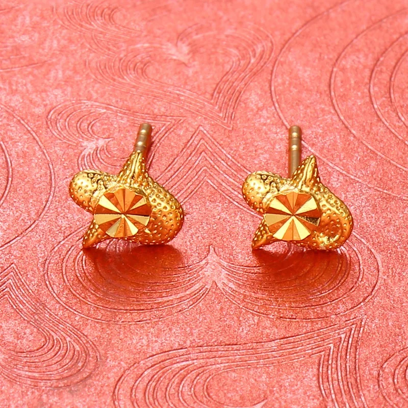 OMHXFC Wholesale European Fashion Woman Girl Party Birthday Wedding Gift Vintage Fine Flower Heart 18KT Gold Star Earrings EH46
OMHXFC Wholesale European Fashion Woman Girl Party Birthday Wedding Gift Vintage Fine Flower Heart 18KT Gold Star Earrings EH46