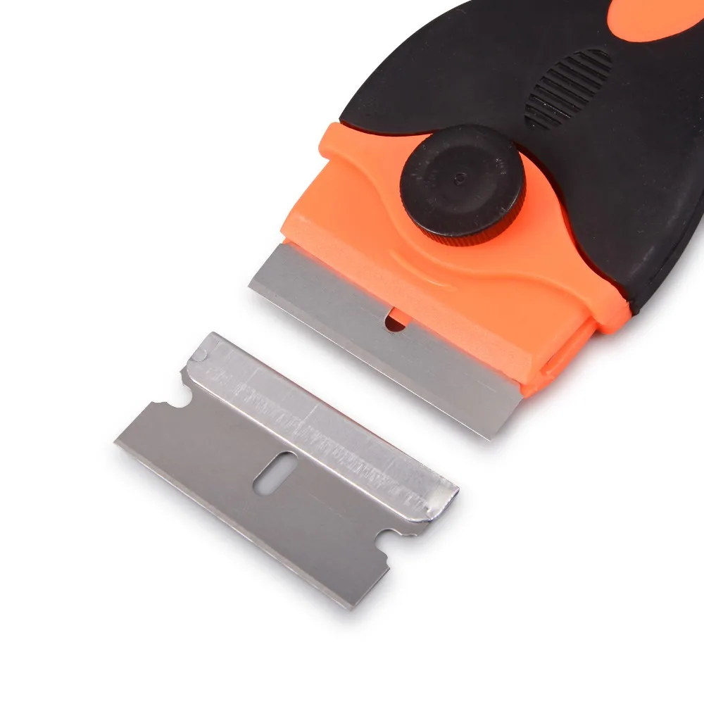EHDIS Triumph Razor Scraper+10Pcs 1.5"Carbon Steel Razor Blade Old Film Glue Car Sticker Remover Squeegee Knife Cleaning Tools
EHDIS Triumph Razor Scraper+10Pcs 1.5"Carbon Steel Razor Blade Old Film Glue Car Sticker Remover Squeegee Knife Cleaning Tools