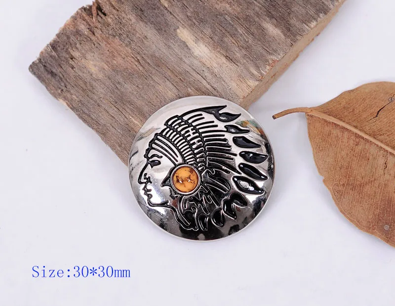 10PC 30MM SOUTHEAST INDIAN HEAD YELLOW TURQUOISE SLIVER HANDMADE LEATHERCRAFT CONCHOS SET 
10PC 30MM SOUTHEAST INDIAN HEAD YELLOW TURQUOISE SLIVER HANDMADE LEATHERCRAFT CONCHOS SET