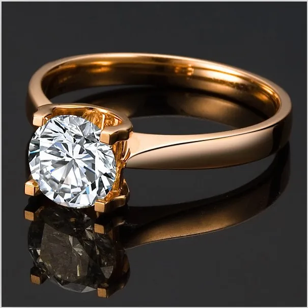 Genuine 1Ct Moissanite Solitaire Ring Tested Positive Real 14K 585 Rose Gold Jewelry Luxury Quality WeddingRing for Women
Genuine 1Ct Moissanite Solitaire Ring Tested Positive Real 14K 585 Rose Gold Jewelry Luxury Quality WeddingRing for Women