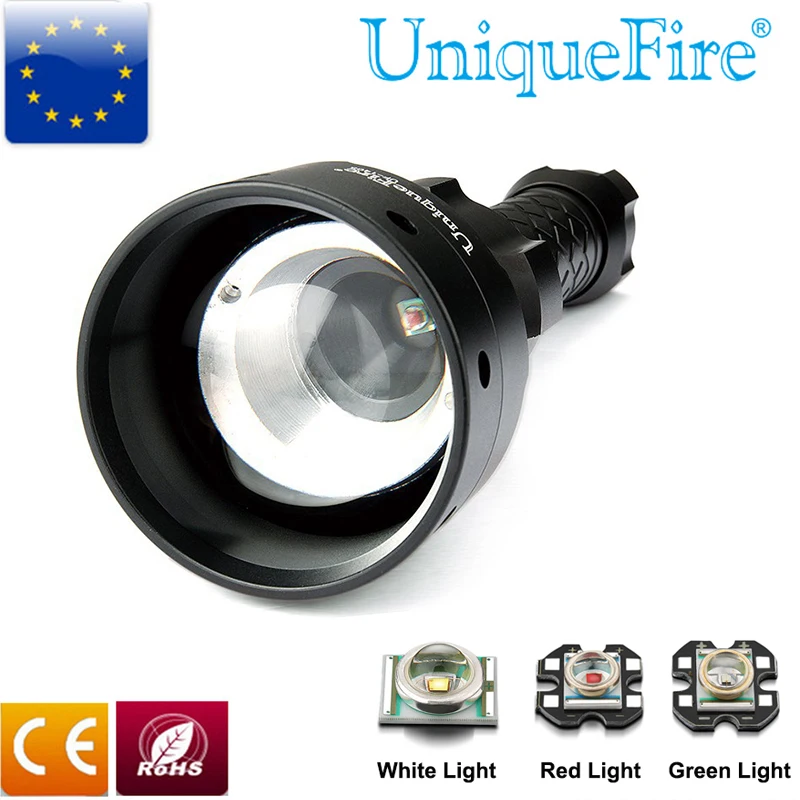 High-quality Flashlight Uniquefire UF-1406 XRE (GREEN/RED/WHITE) 67mm Waterproof Shockproof For 2 x 18650 Rechargeable Battery
High-quality Flashlight Uniquefire UF-1406 XRE (GREEN/RED/WHITE) 67mm Waterproof Shockproof For 2 x 18650 Rechargeable Battery