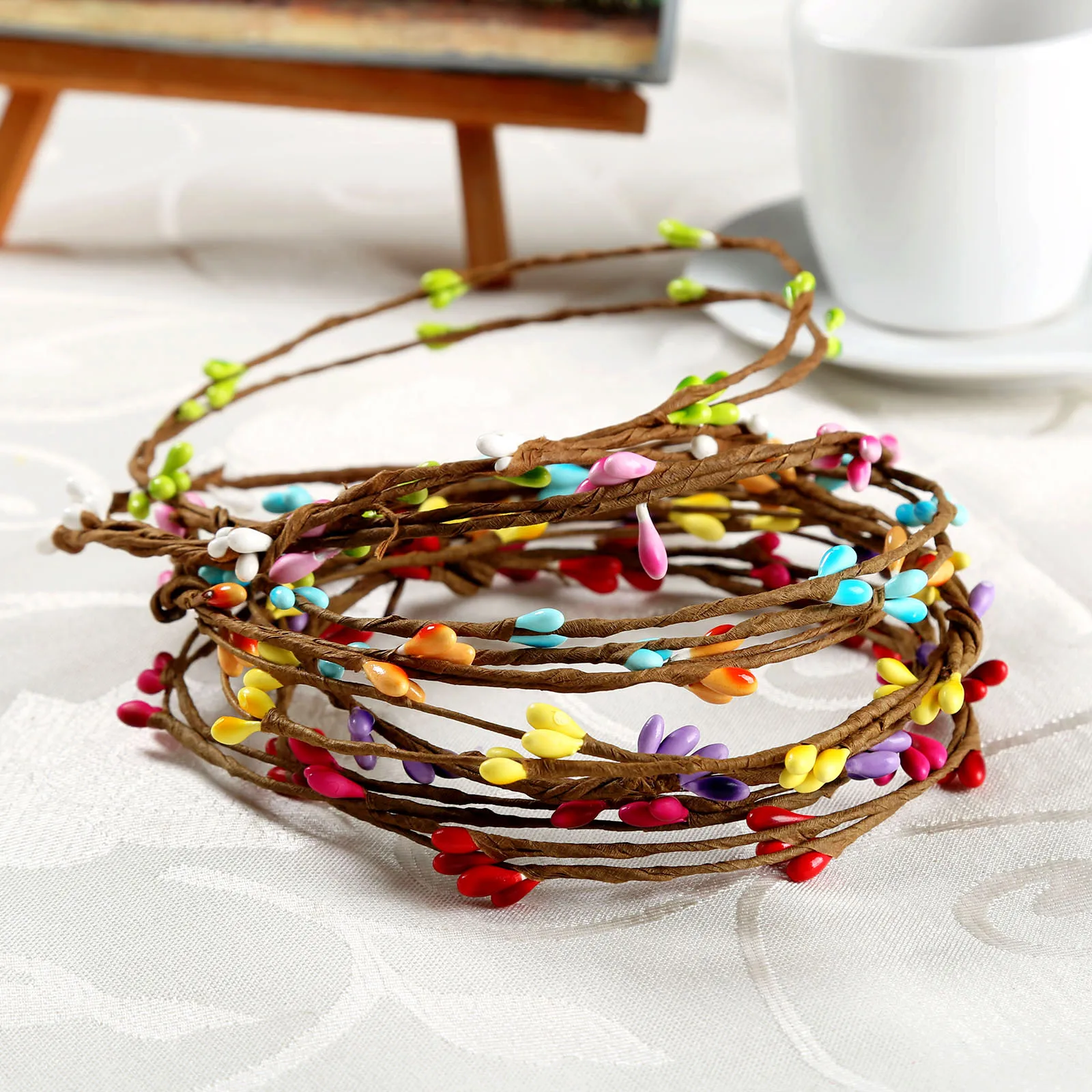 2019 50ps Decoration Flowers Scrapbooking Decorative Wreath Fake Bud Artificial Branches Flower Iron Wire for 40cm DIY Wedding
2019 50ps Decoration Flowers Scrapbooking Decorative Wreath Fake Bud Artificial Branches Flower Iron Wire for 40cm DIY Wedding