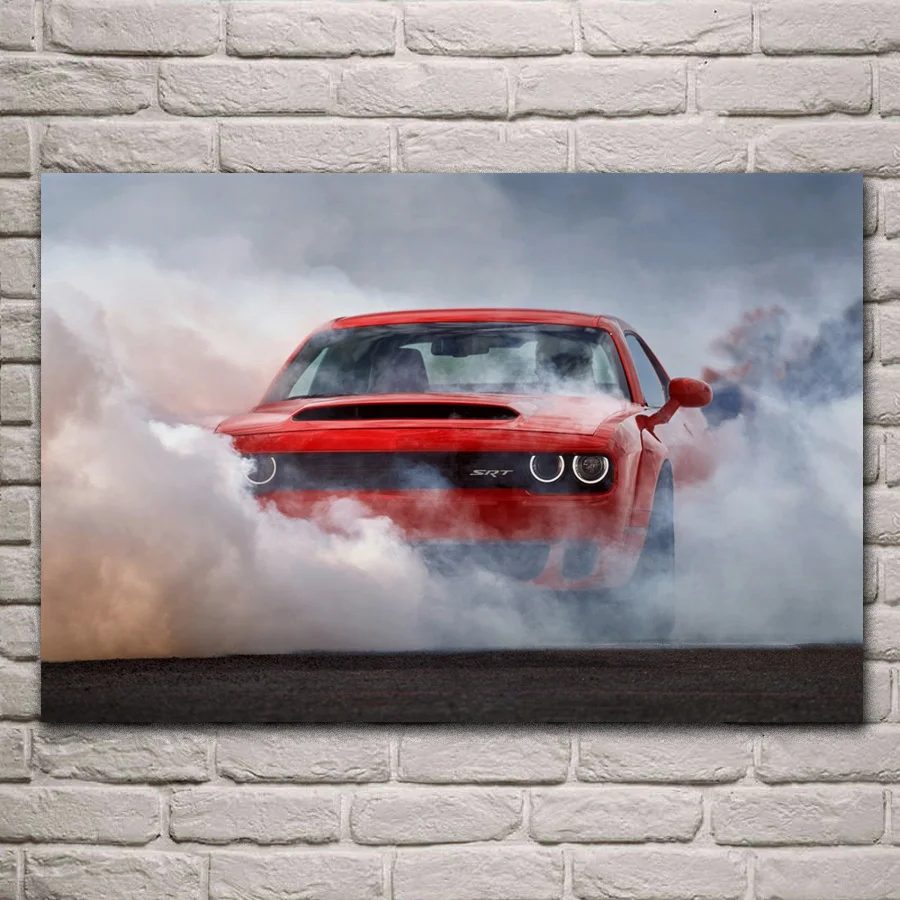 Cool red challenger srt demon muscle sport car artwork fabric posters on the wall picture home art living room decoration KH152
Cool red challenger srt demon muscle sport car artwork fabric posters on the wall picture home art living room decoration KH152