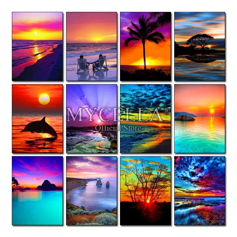 Diamond Embroidery Sea Sunset Scenery Diamond Arts Cross Stitch Diy Diamond Painting Dolphin Rhinestones Full Drill Needlework
Diamond Embroidery Sea Sunset Scenery Diamond Arts Cross Stitch Diy Diamond Painting Dolphin Rhinestones Full Drill Needlework