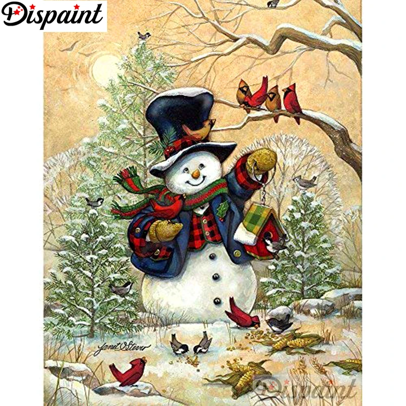 Dispaint Full Square/Round Drill 5D DIY Diamond Painting "Snowman bird" Embroidery Cross Stitch 3D Home Decor A10701
Dispaint Full Square/Round Drill 5D DIY Diamond Painting "Snowman bird" Embroidery Cross Stitch 3D Home Decor A10701