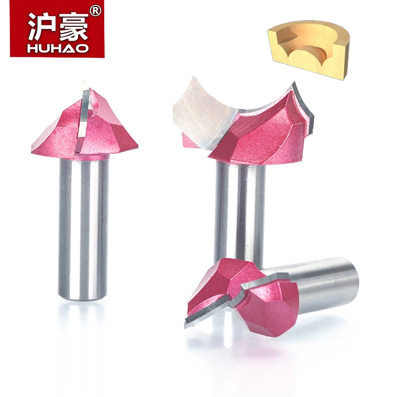HUHAO 1pc 1/2" 1/4" Shank Bit Industrial Grade Round Over Bits Router Bits For Wood Woodworking Engraving Cutter
HUHAO 1pc 1/2" 1/4" Shank Bit Industrial Grade Round Over Bits Router Bits For Wood Woodworking Engraving Cutter